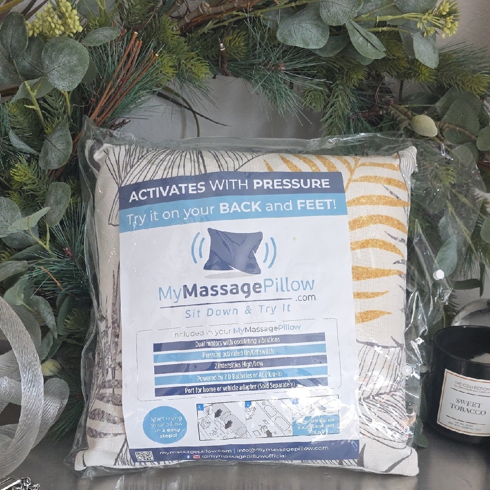 MyMassagePillow with Leaf Design